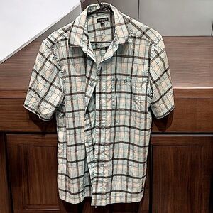 George men’s casual button up shirt size MEDIUM